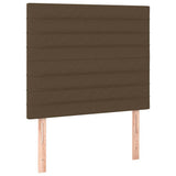 Vidaxl hoofdbord donkerbruin 100x5x118 128 cm stof
