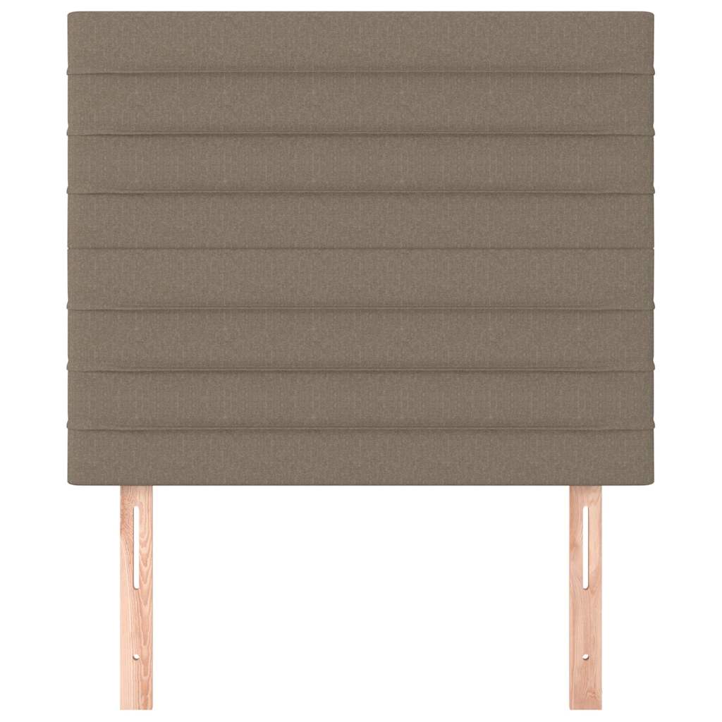 Vidaxl hoofdbord taupe 100x5x118 128 cm stof
