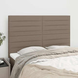 Vidaxl hoofdbord taupe 144x5x118 128 cm stof