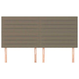 Vidaxl hoofdbord taupe 160x5x118 128 cm stof