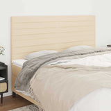 Vidaxl hoofdbord crème 160x5x118 128 cm stof