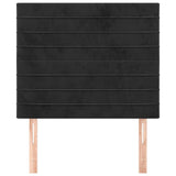 Vidaxl hoofdbord zwart 100x5x118 128 cm fluweel