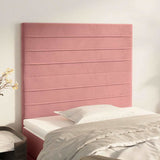 Vidaxl hoofdbord roze 100x5x118 128 cm fluweel