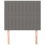 Vidaxl hoofdbord donkergrijs 80x5x118 128 cm stof