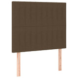 Vidaxl hoofdbord donkerbruin 80x5x118 128 cm stof