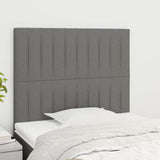 Vidaxl hoofdbord donkergrijs 90x5x118 128 cm stof