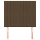 Vidaxl hoofdbord donkerbruin 90x5x118 128 cm stof