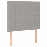 Vidaxl hoofdbord lichtgrijs 100x5x118 128 cm stof