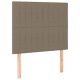 Vidaxl hoofdbord taupe 100x5x118 128 cm stof