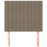 Vidaxl hoofdbord taupe 100x5x118 128 cm stof