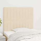 Vidaxl hoofdbord crème 100x5x118 128 cm stof