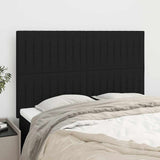 Vidaxl hoofdbord zwart 144x5x118 128 cm stof