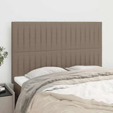 Vidaxl hoofdbord taupe 144x5x118 128 cm stof