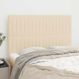 Vidaxl hoofdbord crème 144x5x118 128 cm stof