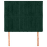 Vidaxl hoofdbord donkergroen 80x5x118 128 cm fluweel