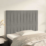 Vidaxl hoofdbord lichtgrijs 90x5x118 128 cm fluweel