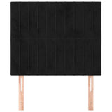 Vidaxl hoofdbord zwart 100x5x118 128 cm fluweel