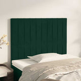 Vidaxl hoofdbord donkergroen 100x5x118 128 cm fluweel