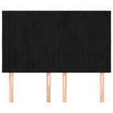 Vidaxl hoofdbord zwart 144x5x118 128 cm fluweel