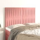 Vidaxl hoofdbord roze 144x5x118 128 cm fluweel