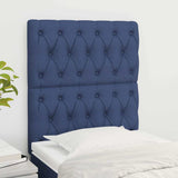 Vidaxl hoofdbord blauw 80x7x118 128 cm stof