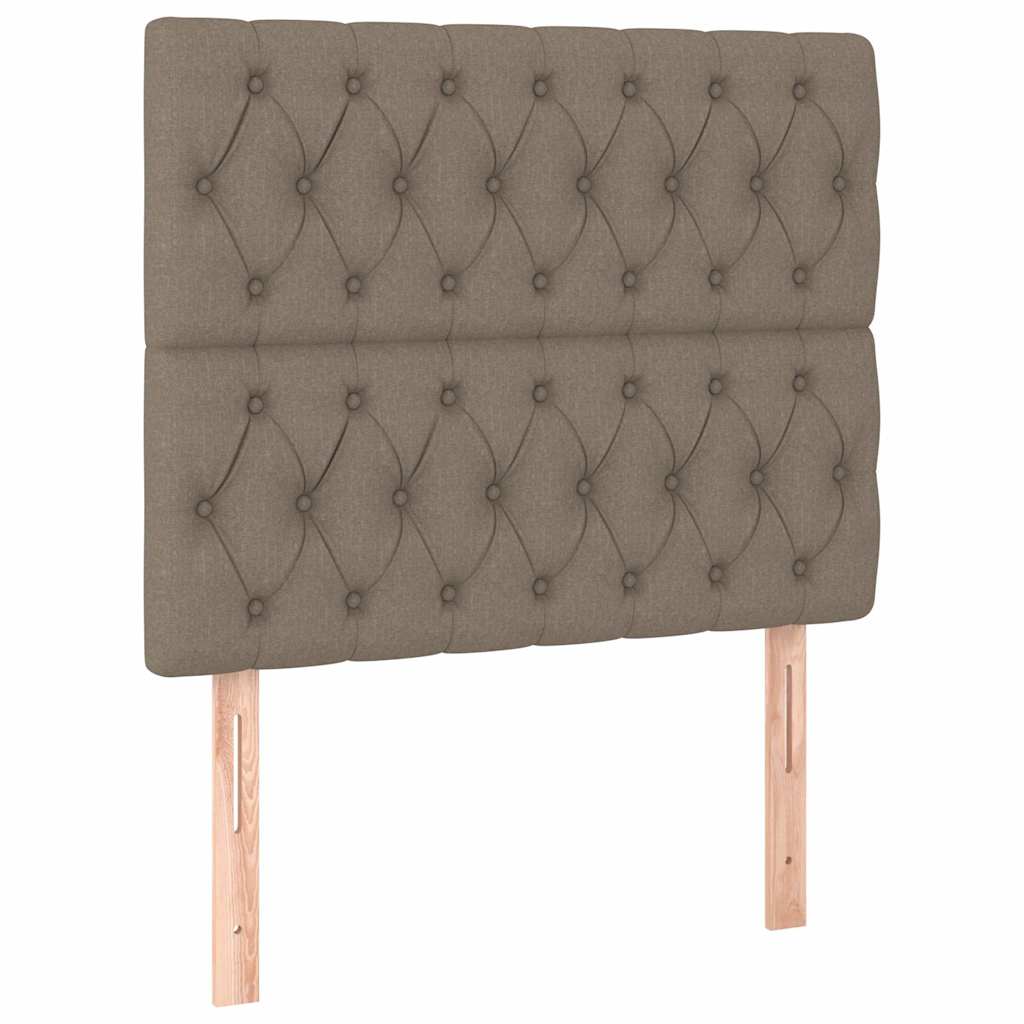Vidaxl hoofdbord taupe 100x7x118 128 cm stof
