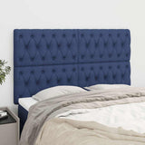 Vidaxl hoofdbord blauw 160x7x118 128 cm stof