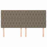 Vidaxl hoofdbord taupe 180x7x118 128 cm stof