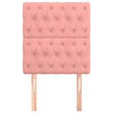 Vidaxl hoofdbord roze 80x7x118 128 cm fluweel