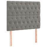 Vidaxl hoofdbord lichtgrijs 90x7x118 128 cm fluweel