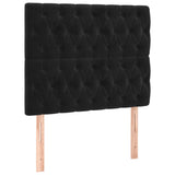 Vidaxl hoofdbord zwart 90x7x118 128 cm fluweel