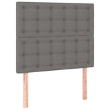 Vidaxl hoofdbord donkergrijs 80x5x118 128 cm stof