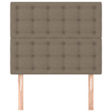 Vidaxl hoofdbord taupe 80x5x118 128 cm stof