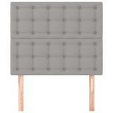 Vidaxl hoofdbord lichtgrijs 90x5x118 128 cm stof