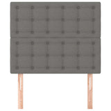 Vidaxl hoofdbord donkergrijs 90x5x118 128 cm stof