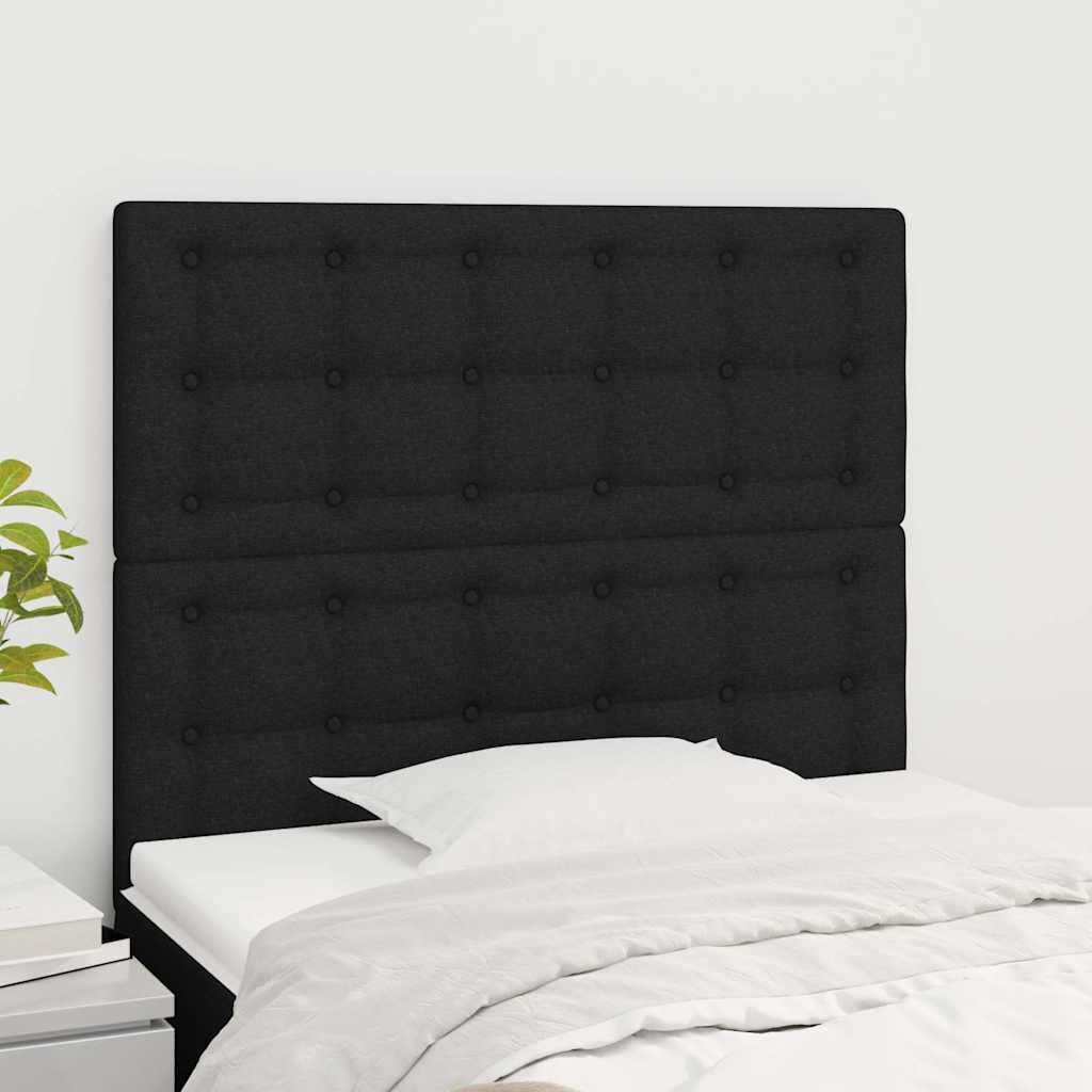 Vidaxl hoofdbord zwart 90x5x118 128 cm stof