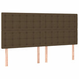 Vidaxl hoofdbord donkerbruin 160x5x118 128 cm stof