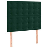 Vidaxl hoofdbord donkergroen 80x5x118 128 cm fluweel