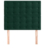 Vidaxl hoofdbord donkergroen 80x5x118 128 cm fluweel
