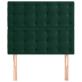 Vidaxl hoofdbord donkergroen 90x5x118 128 cm fluweel