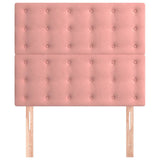 Vidaxl hoofdbord roze 90x5x118 128 cm fluweel