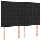 Vidaxl hoofdbord zwart 144x5x118 128 cm fluweel