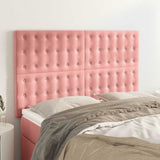 Vidaxl hoofdbord roze 144x5x118 128 cm fluweel