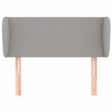 Vidaxl hoofdbord met randen 83x23x78 88 cm stof lichtgrijs