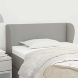 Vidaxl hoofdbord met randen 83x23x78 88 cm stof lichtgrijs