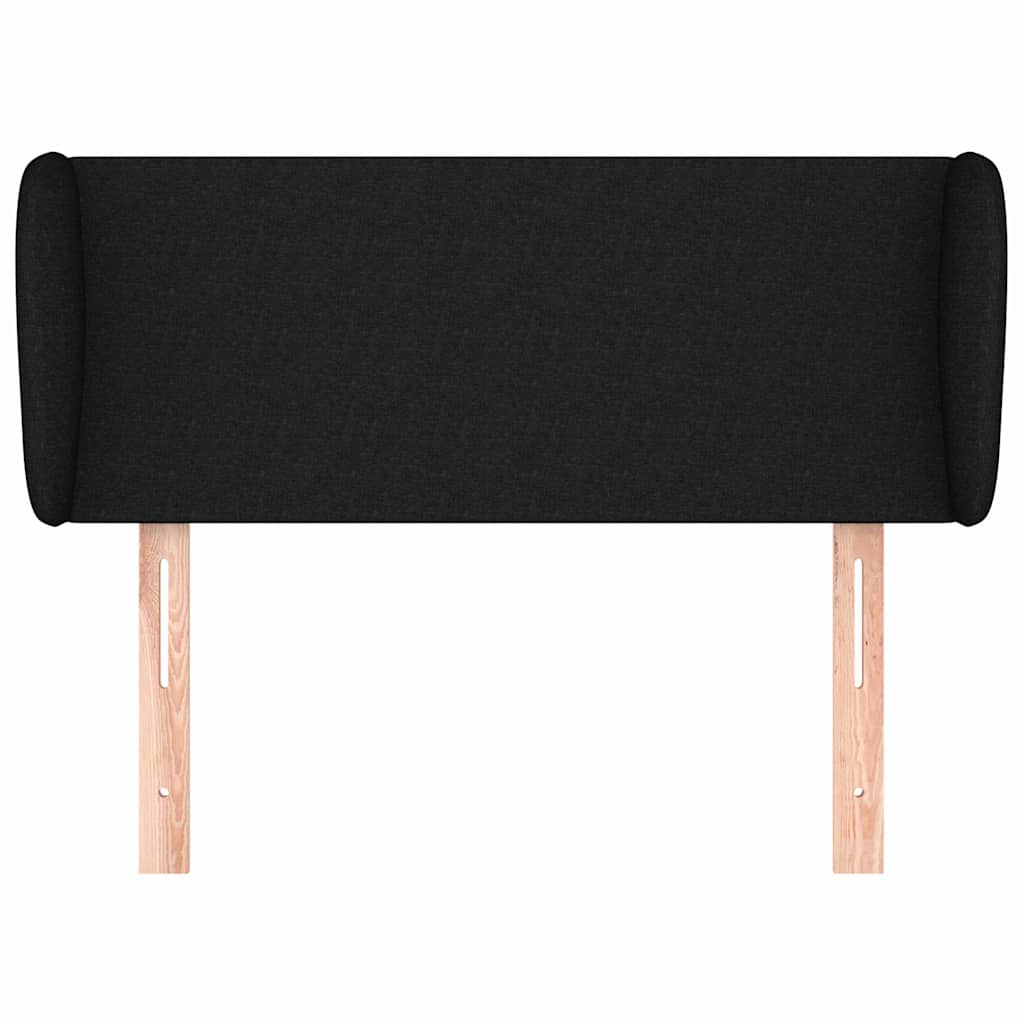Vidaxl hoofdbord met randen 83x23x78 88 cm stof zwart