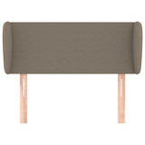 Vidaxl hoofdbord met randen 83x23x78 88 cm stof taupe