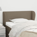 Vidaxl hoofdbord met randen 83x23x78 88 cm stof taupe