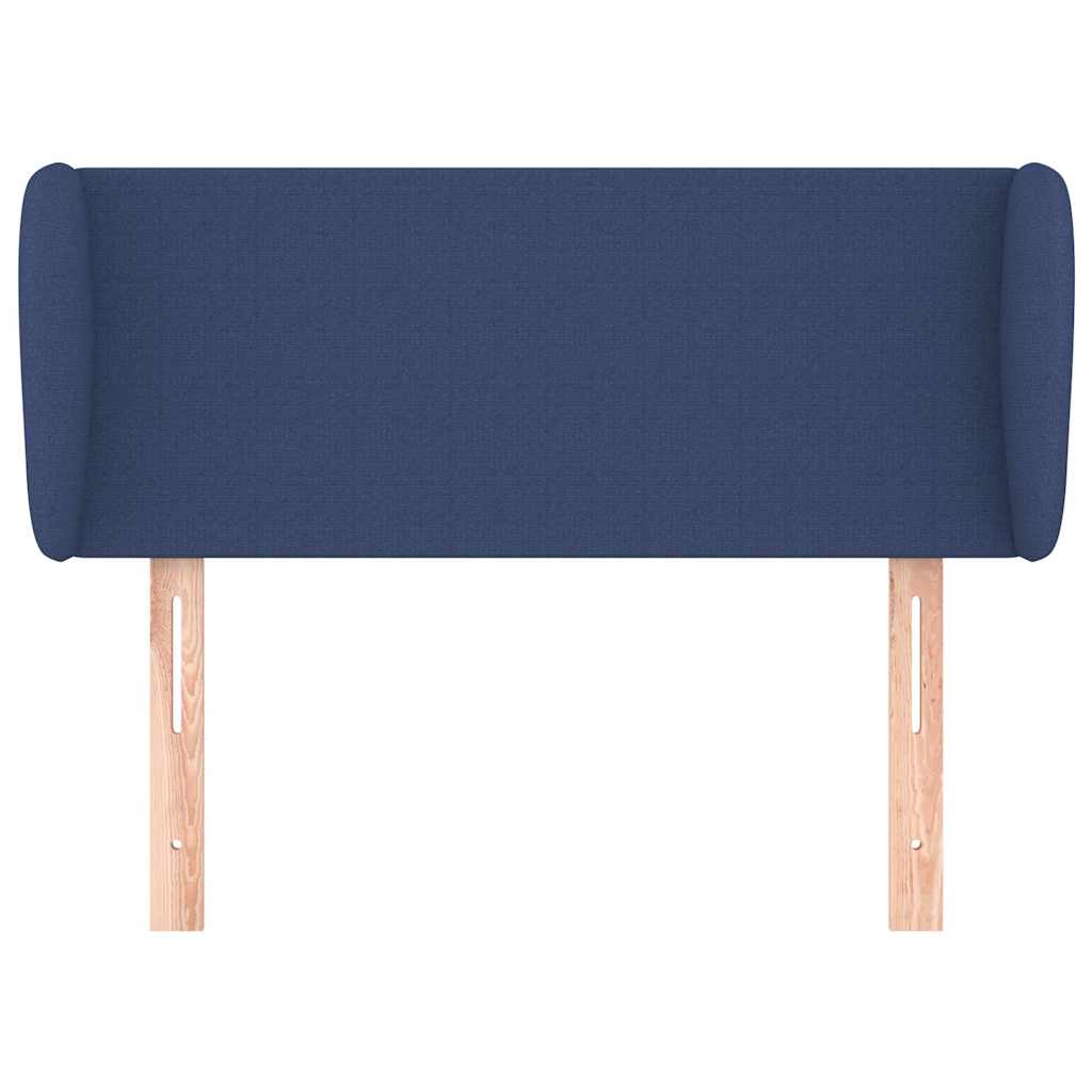 Vidaxl hoofdbord met randen 83x23x78 88 cm stof blauw