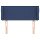Vidaxl hoofdbord met randen 83x23x78 88 cm stof blauw